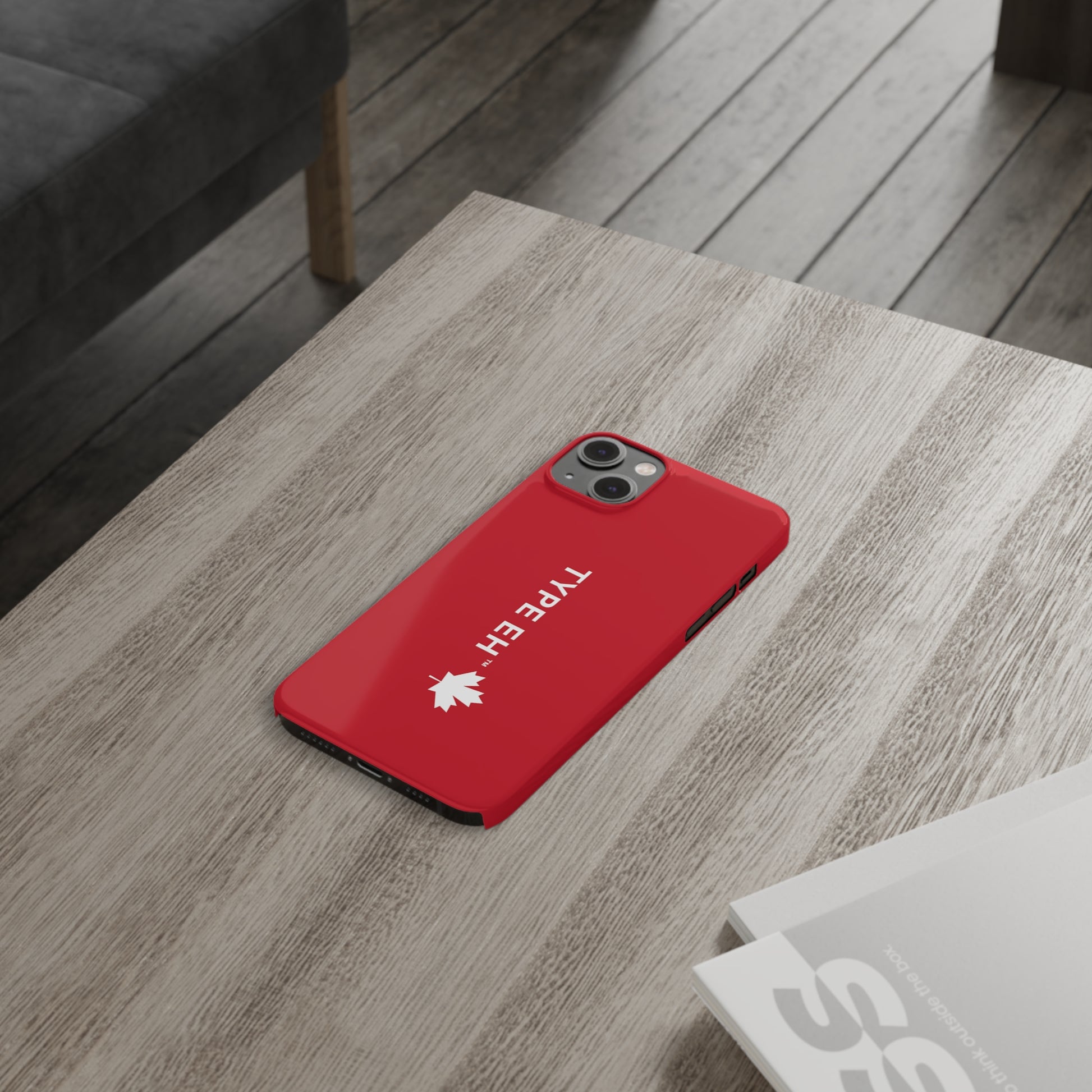 Red Type Eh Shop Phone Case (Apple Specific)