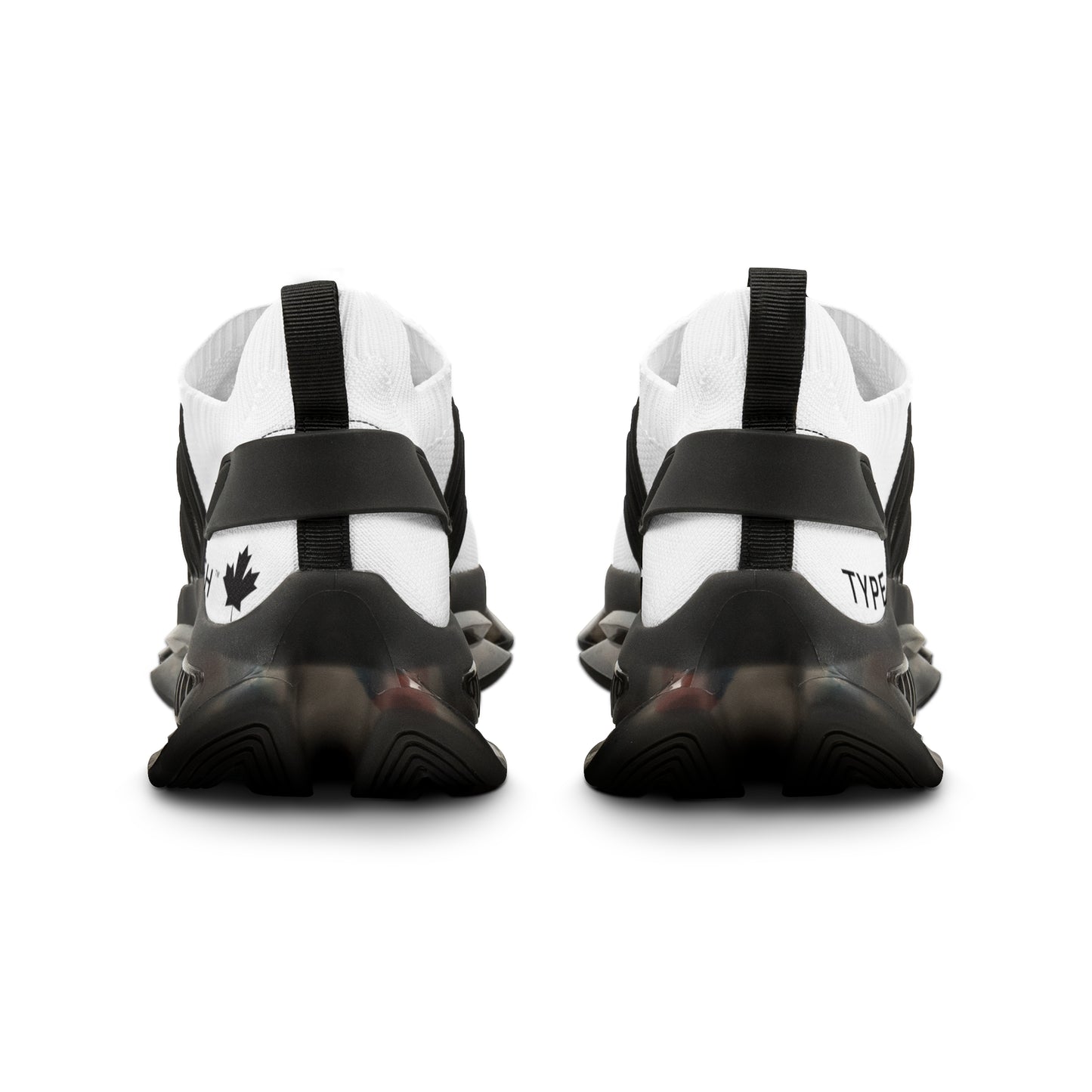 Black White Type Eh Shop Men's Mesh Sneakers Eh