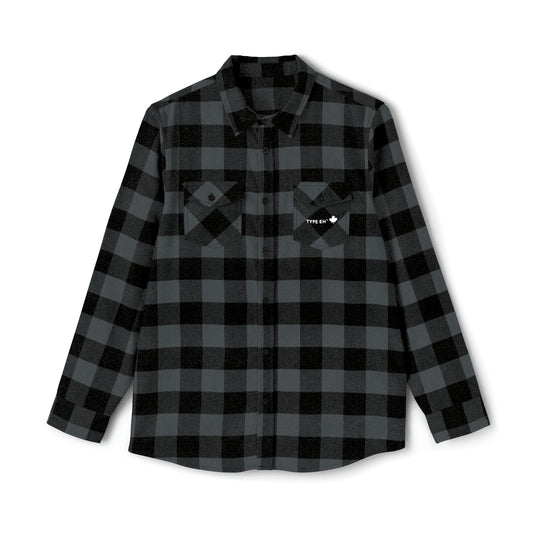 Black Type Eh Shop Unisex Flannel Shirt