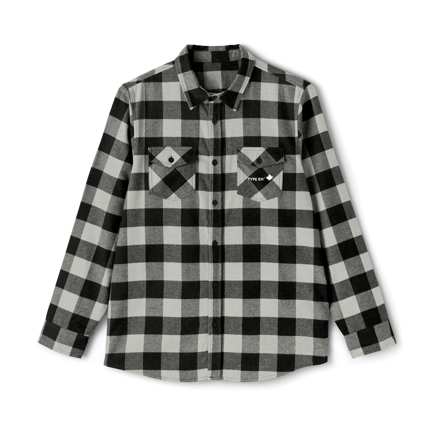 Grey Type Eh Shop Unisex Flannel Shirt