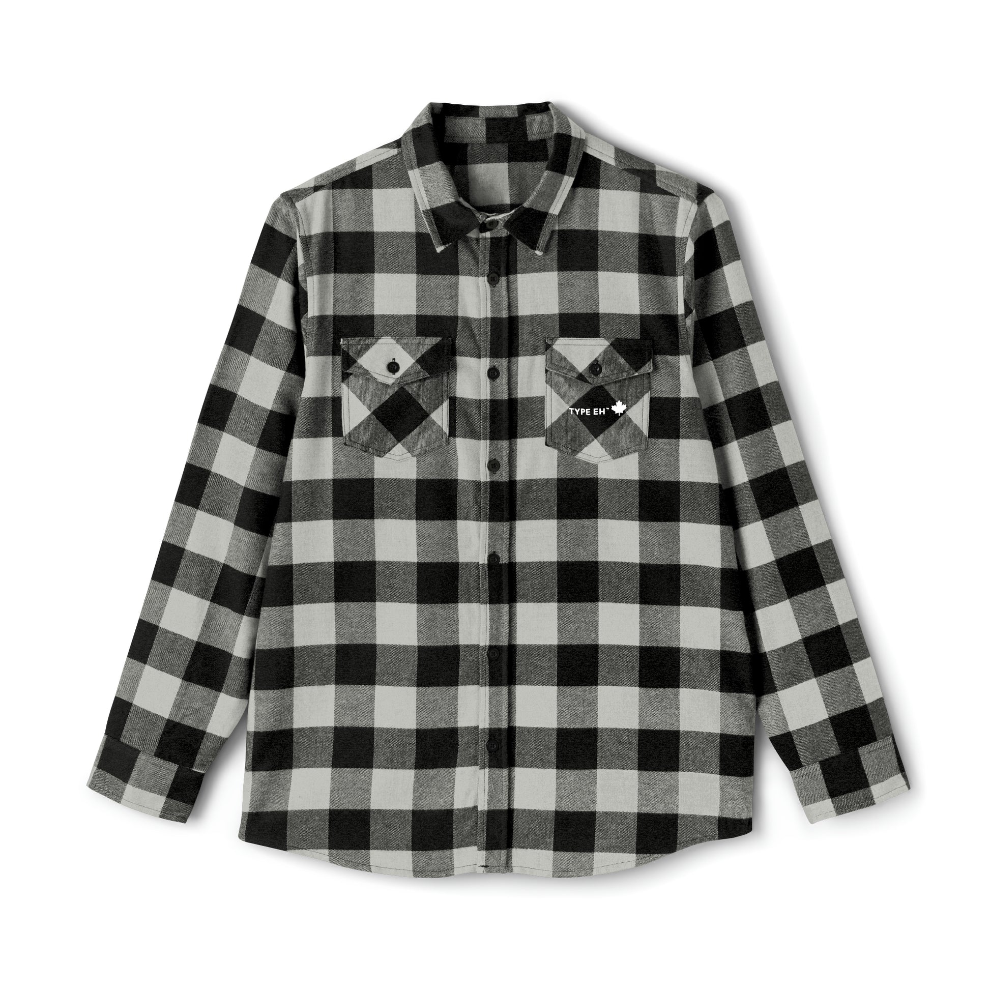 Grey Type Eh Shop Unisex Flannel Shirt
