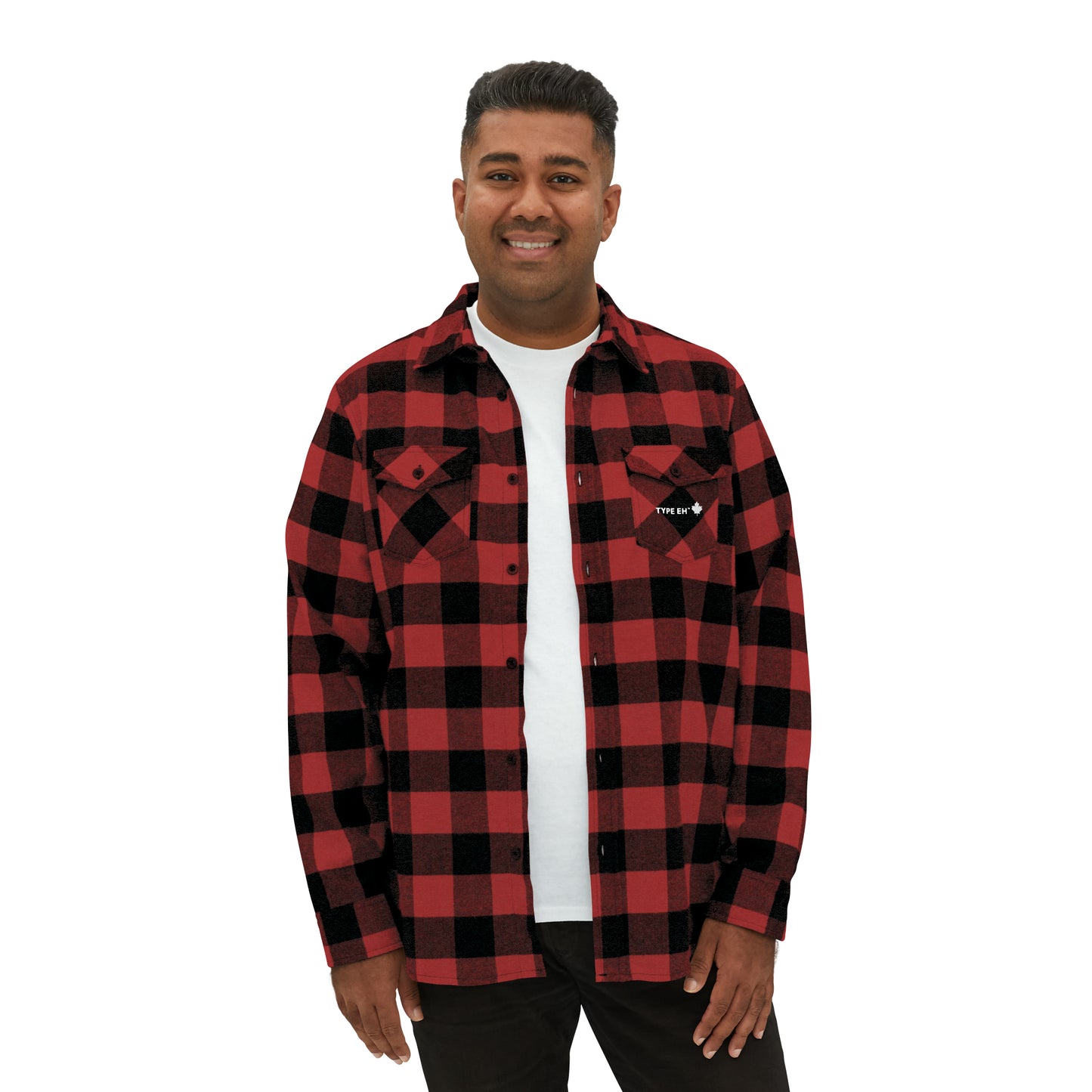 Red Type Eh Shop Unisex Flannel Shirt