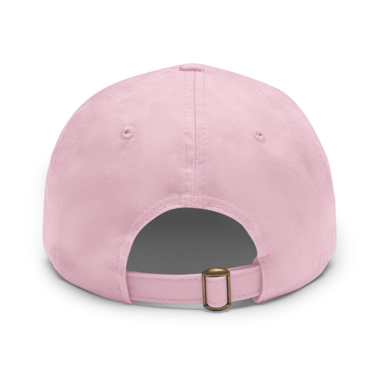 Pink Eh Dad Hat with Leather Patch (Rectangle) Type Eh Shop