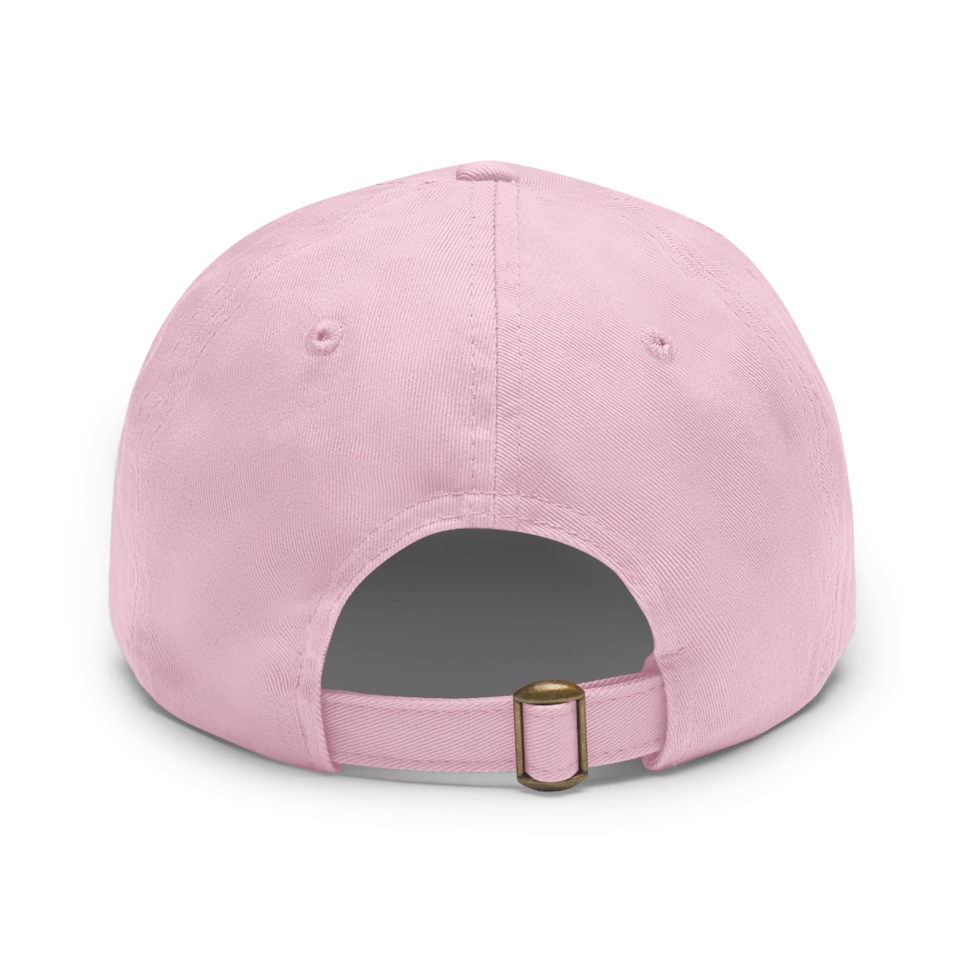 Pink Eh Dad Hat with Leather Patch (Rectangle) Type Eh Shop