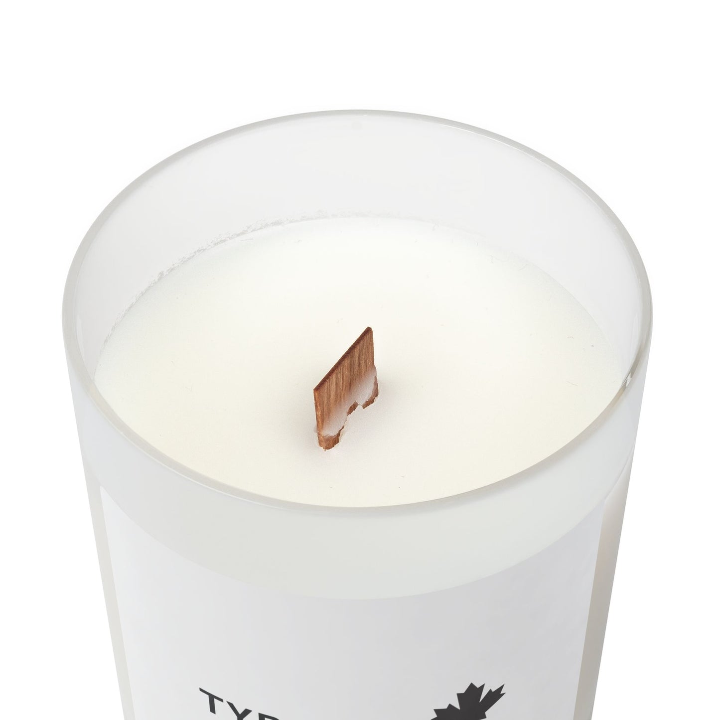 Frosted Glass Candle, 11oz