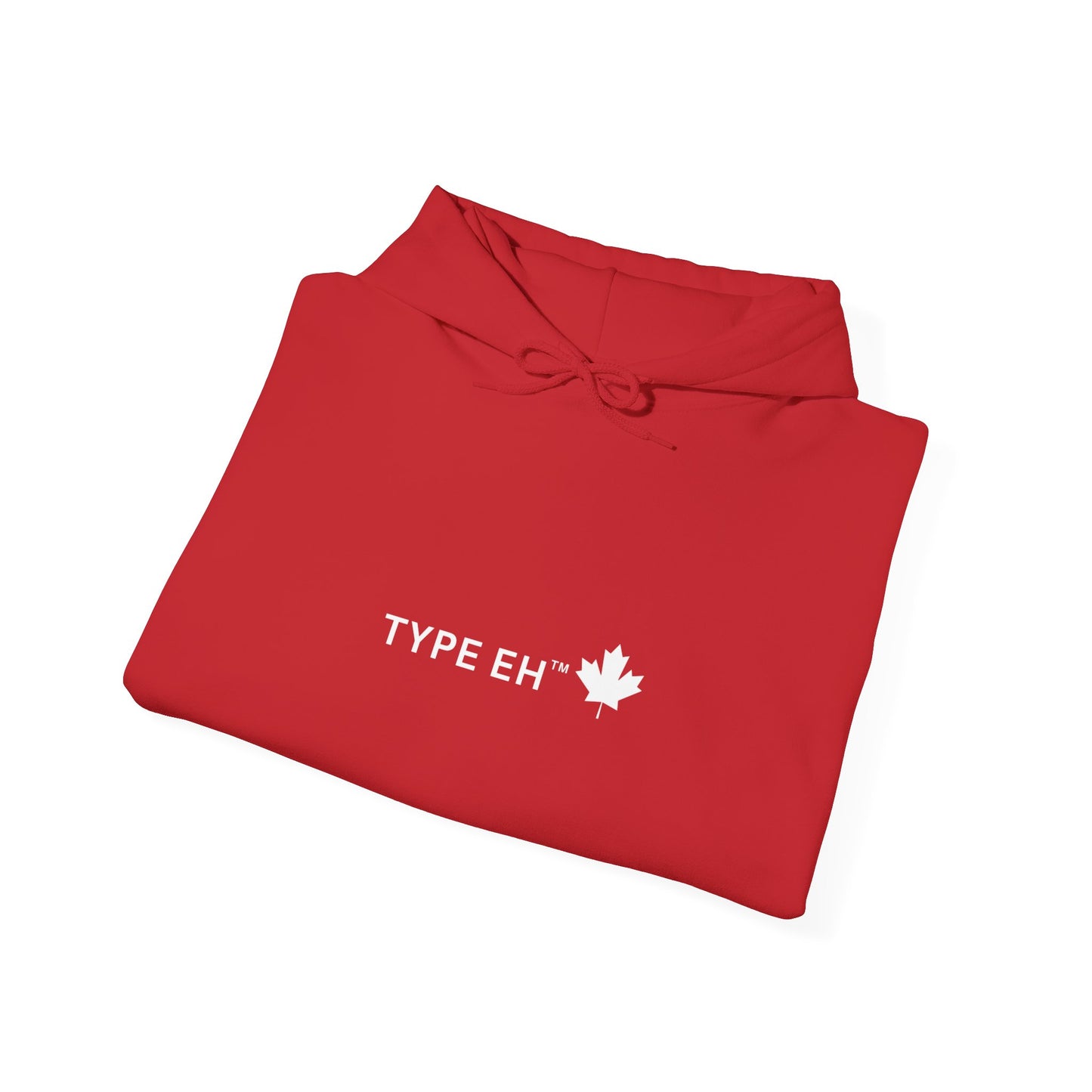 Type Eh Hoodie — Canadian Maple Leaf Graphic Pullover