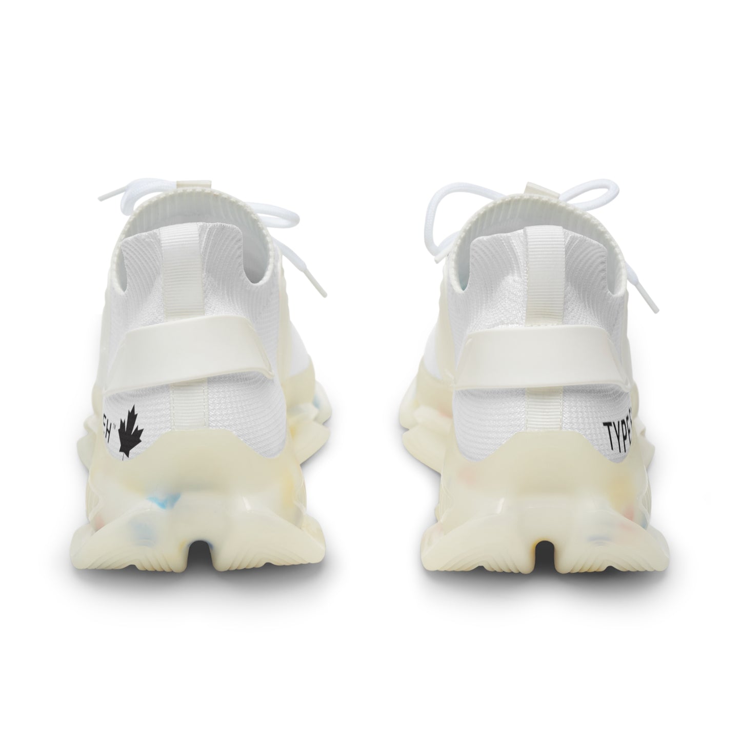 White Type Eh Shop Men's Mesh Sneakers Eh