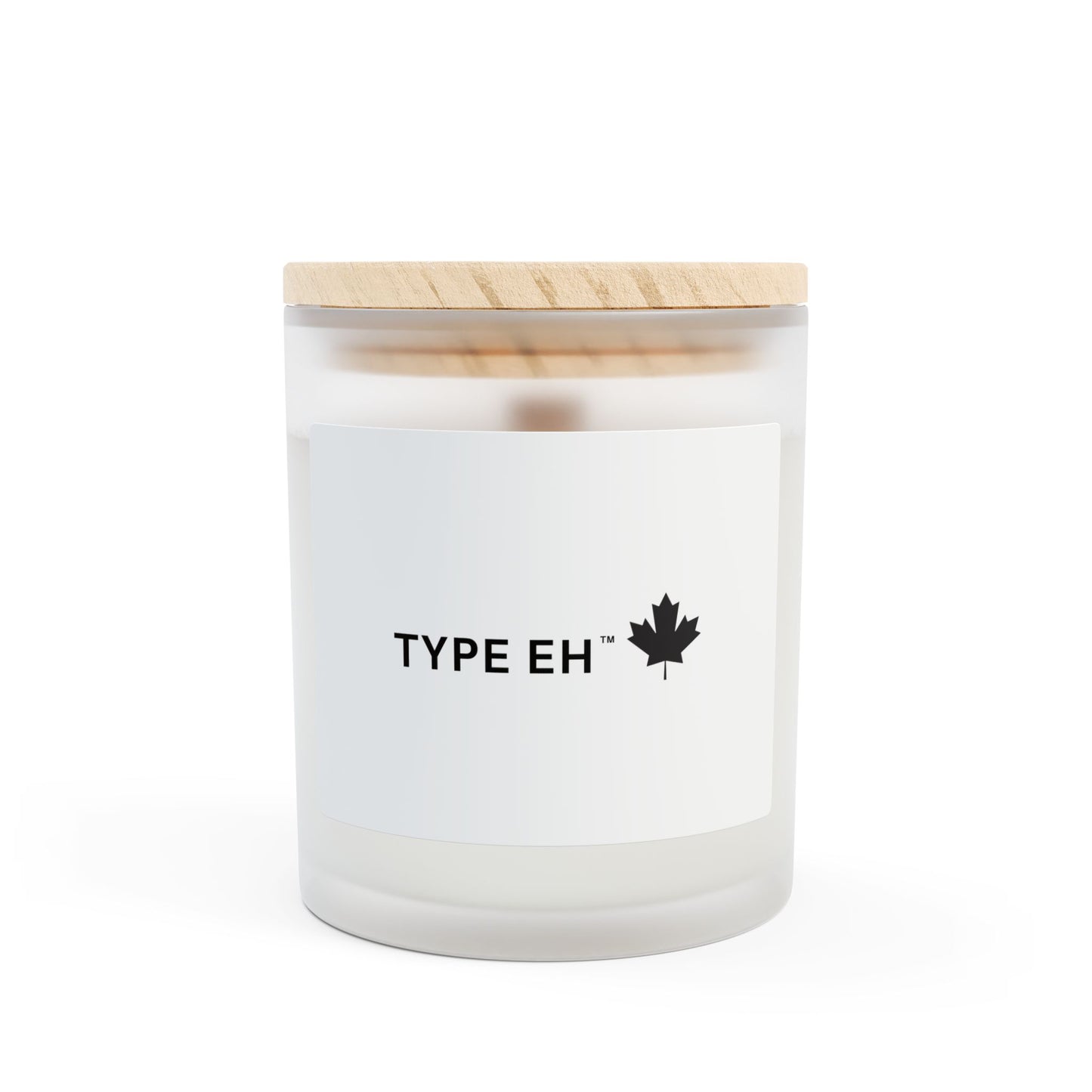 Frosted Glass Candle, 11oz