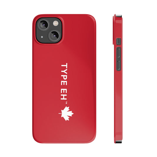 Red Type Eh Shop Phone Case (Apple Specific)