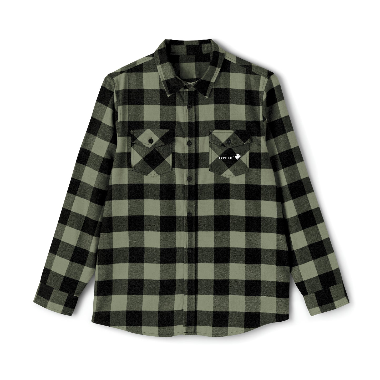 Green Type Eh Shop Unisex Flannel Shirt