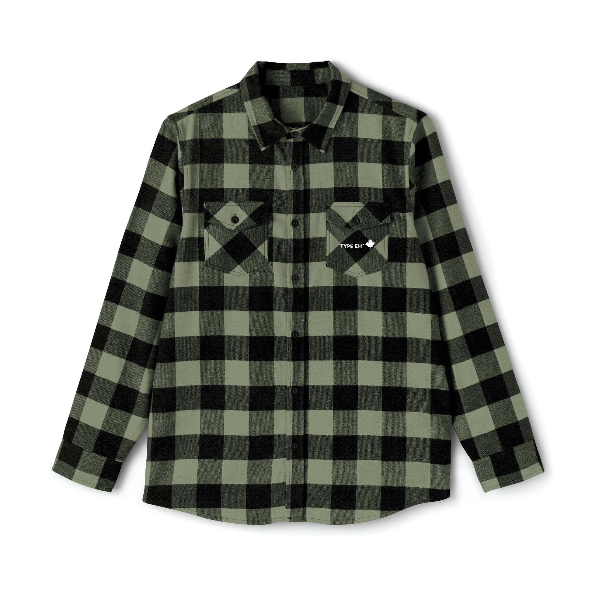 Green Type Eh Shop Unisex Flannel Shirt