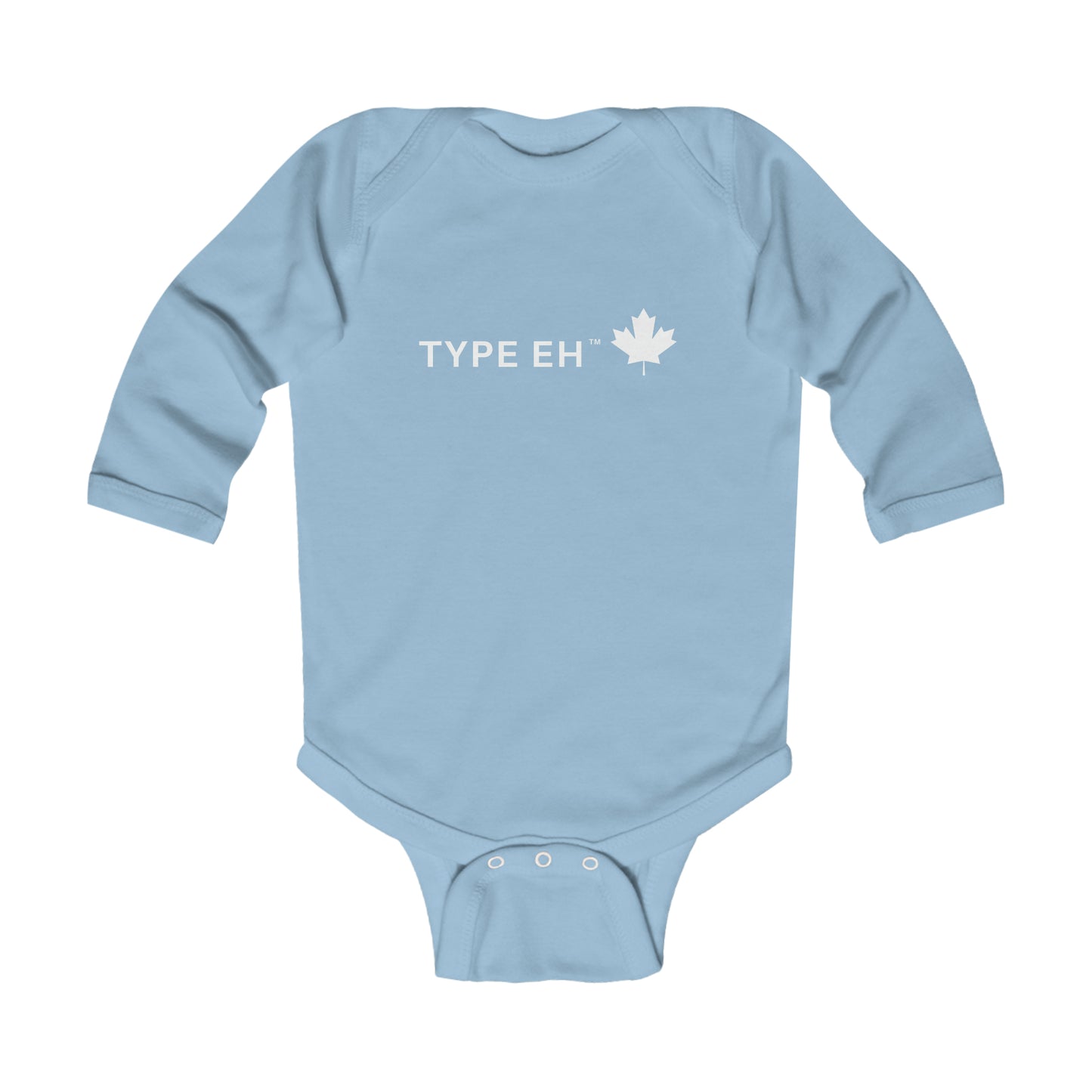 Blue Eh Infant Long Sleeve Bodysuit Type Eh Shop