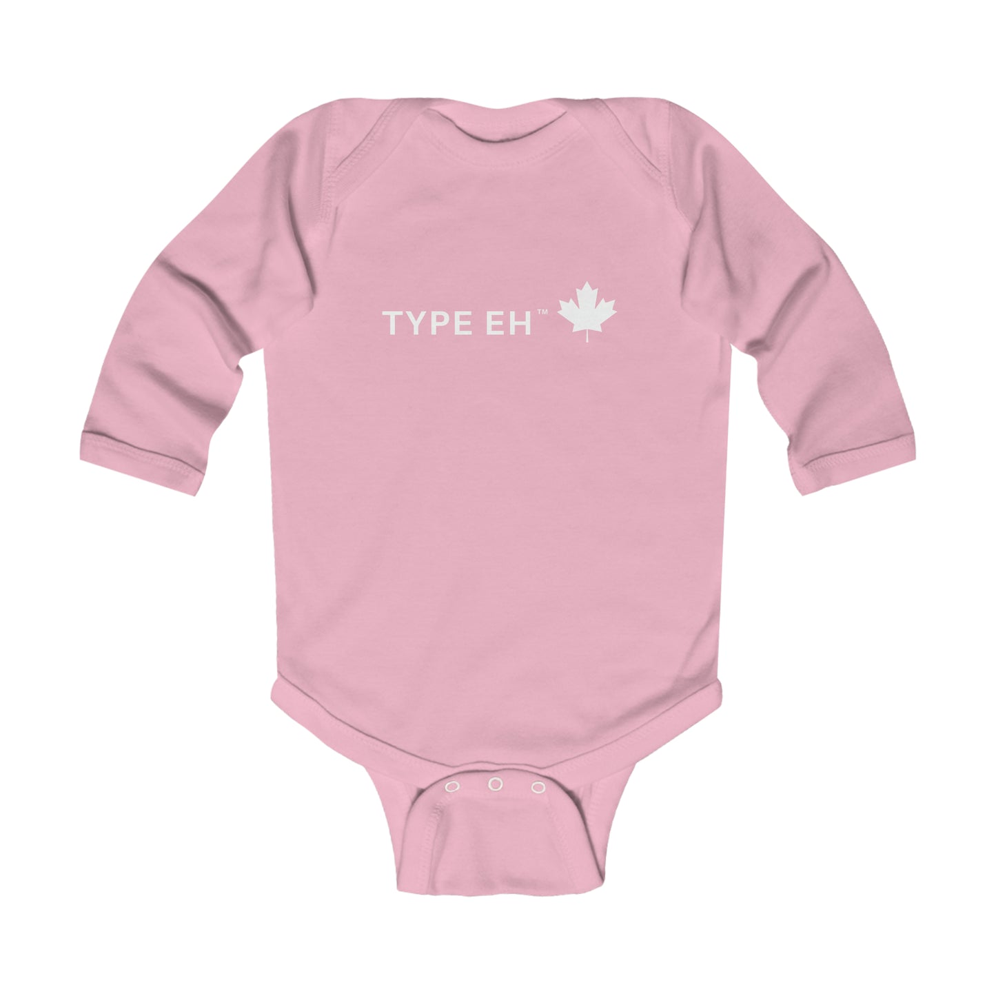 Pink Eh Infant Long Sleeve Bodysuit Type Eh Shop