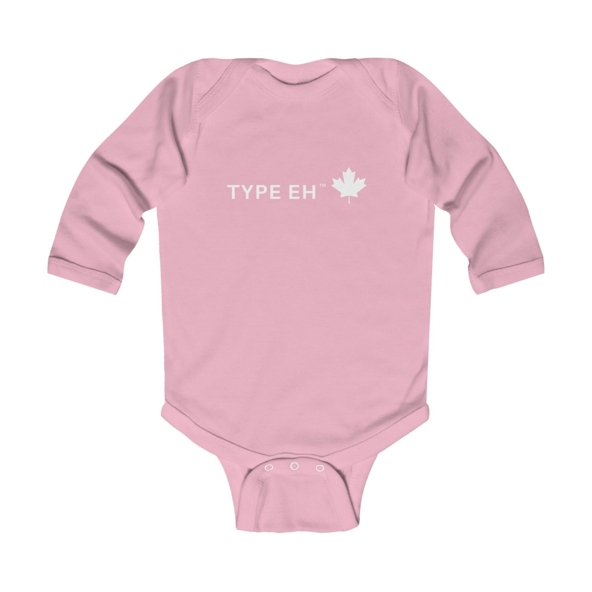 Pink Eh Infant Long Sleeve Bodysuit Type Eh Shop