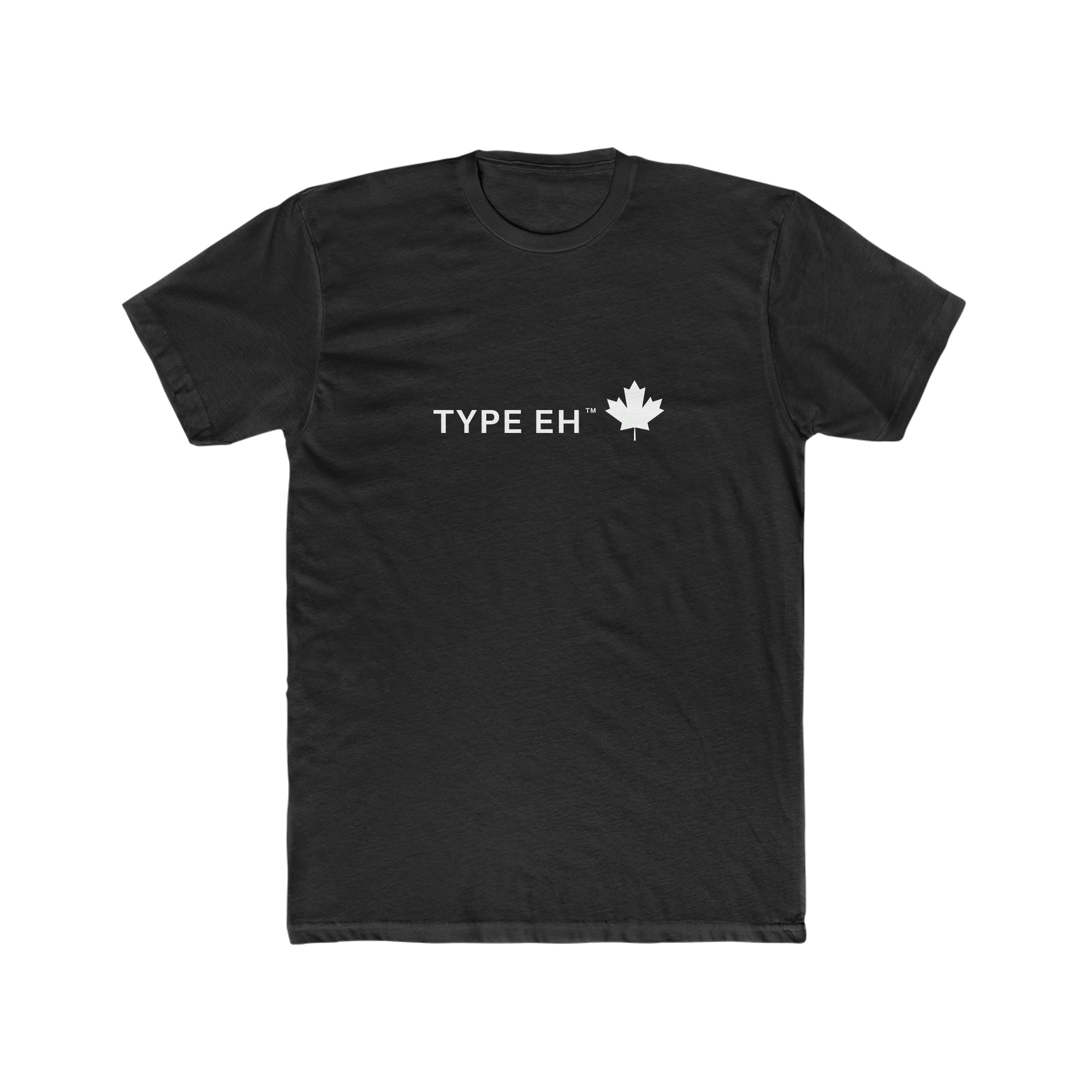 Black Type Eh Shop Men's Cotton Crew Tee
