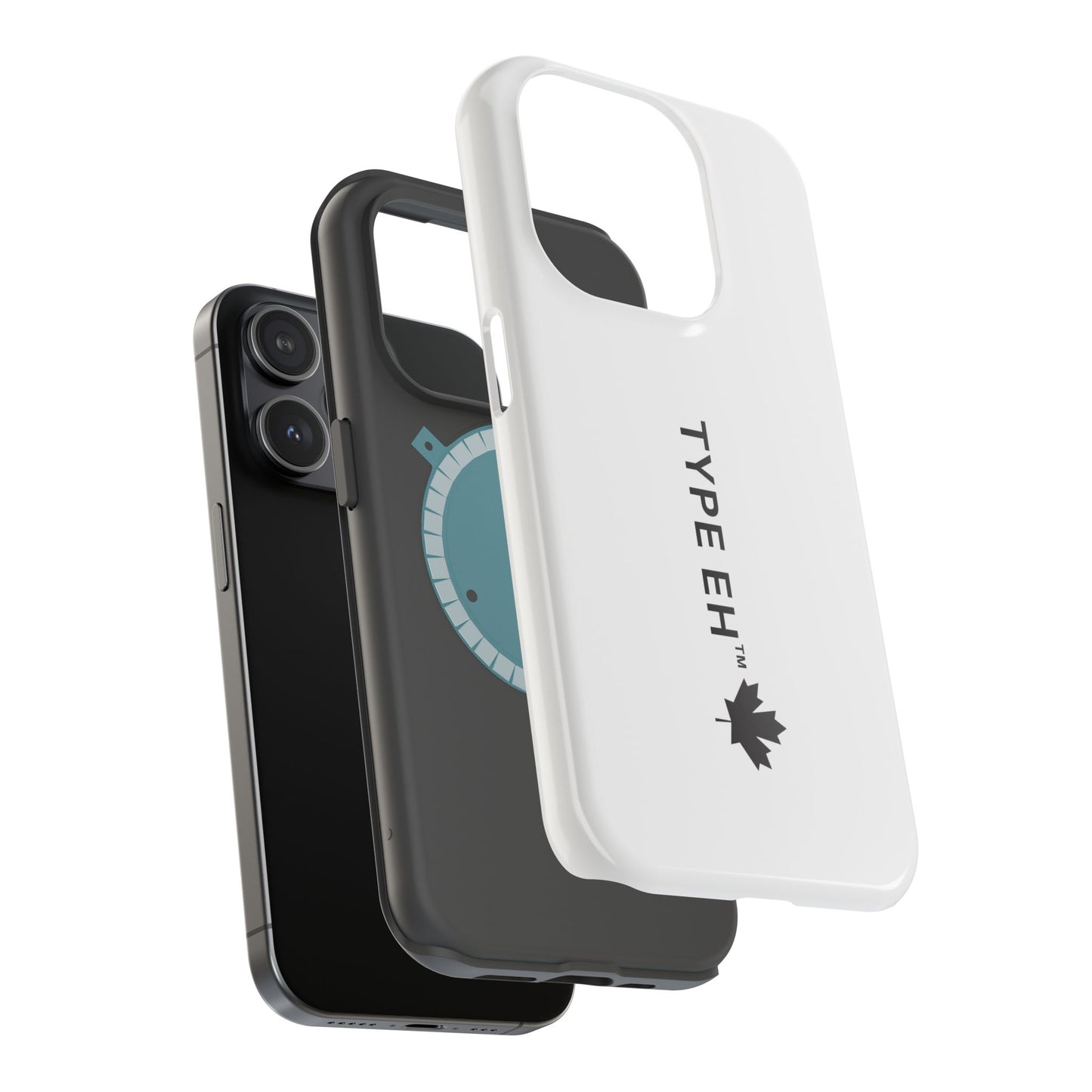 Magnetic Impact-Resistant Phone Case — “TYPE EH” Maple Logo