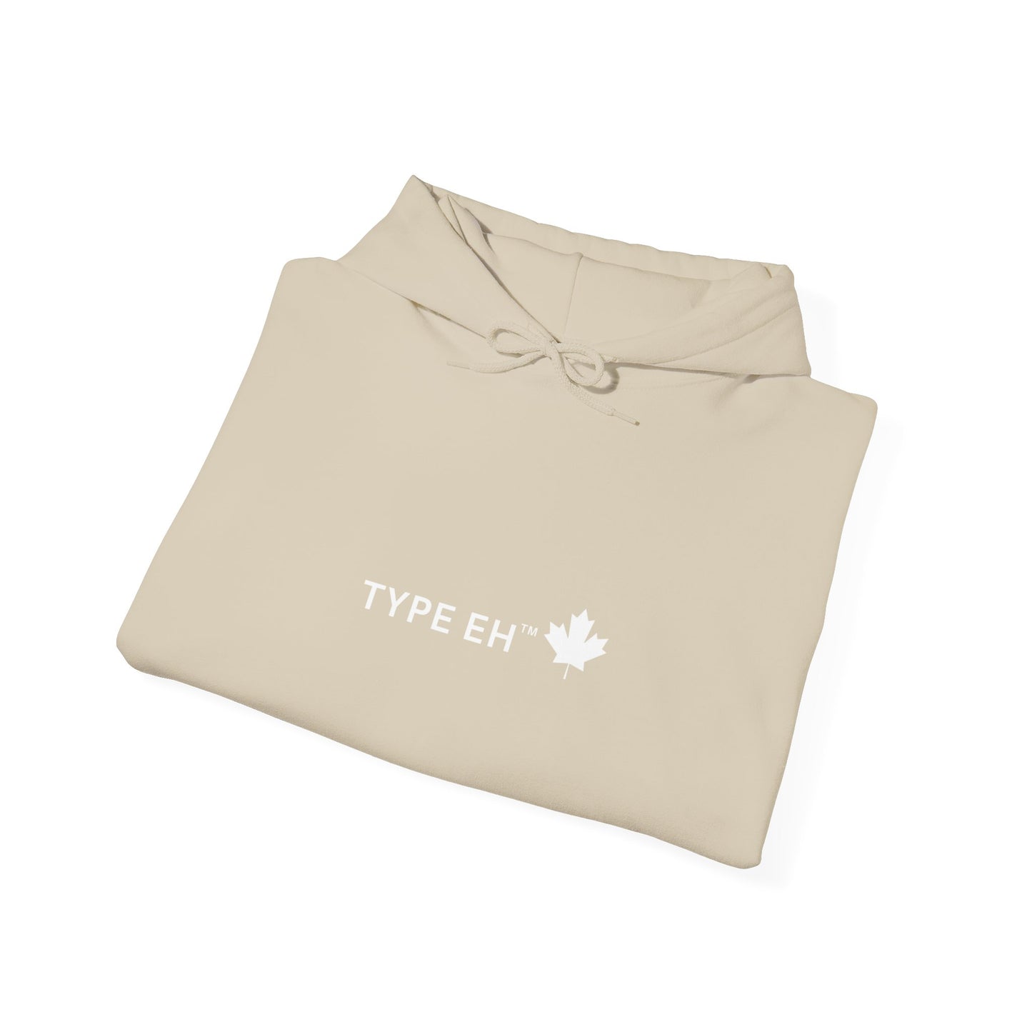 Type Eh Hoodie — Canadian Maple Leaf Graphic Pullover