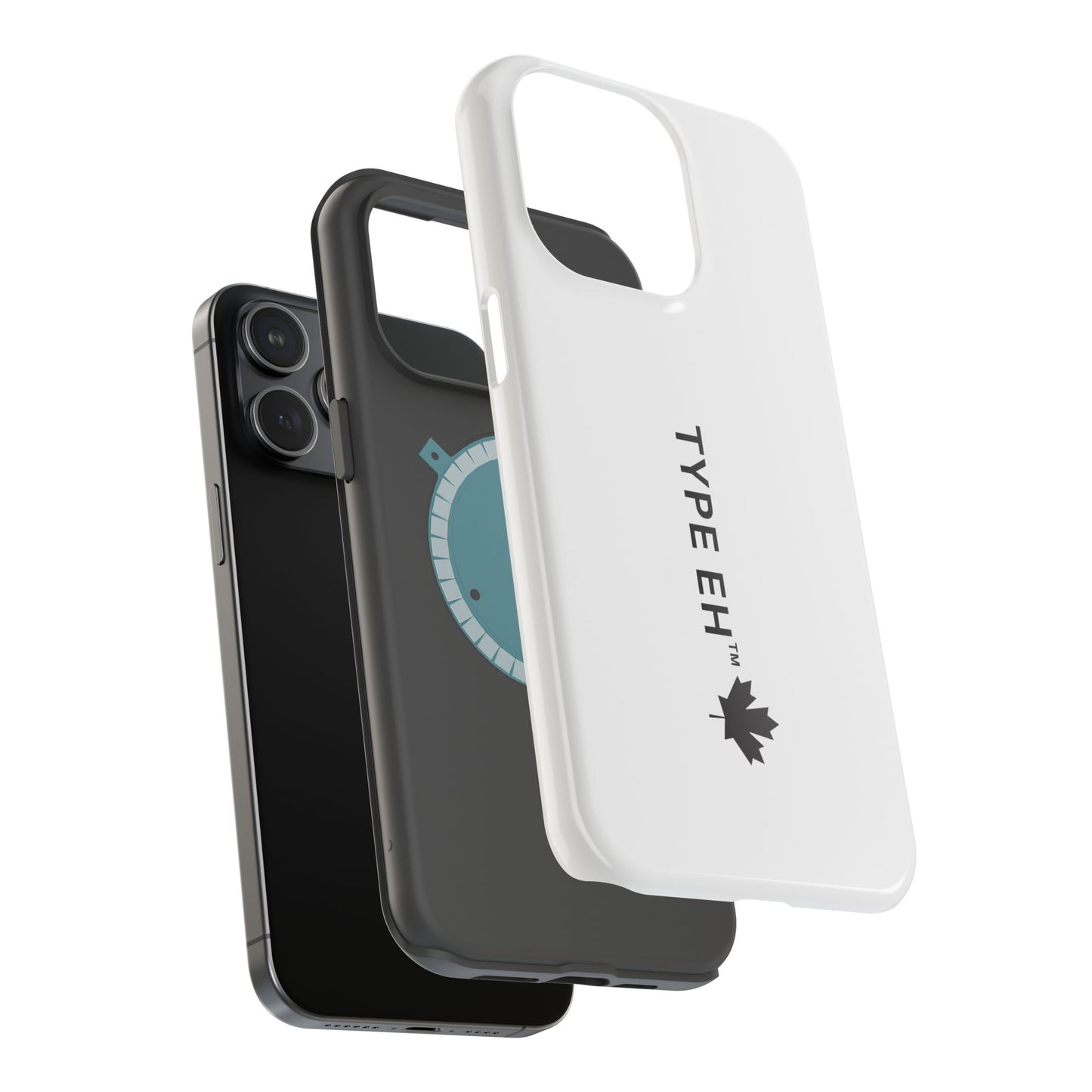 Magnetic Impact-Resistant Phone Case — “TYPE EH” Maple Logo