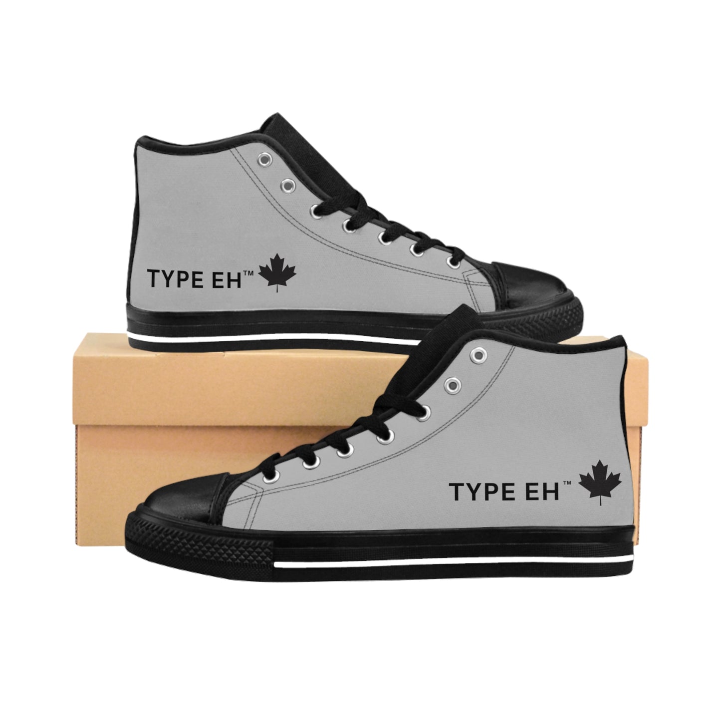 Eh Men's Classic Sneakers - Black and Grey