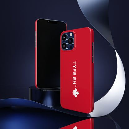 Red Type Eh Shop Phone Case (Apple Specific)