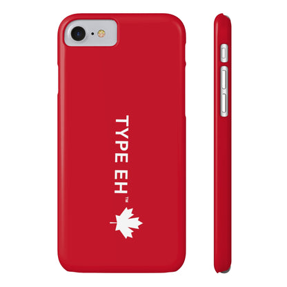Red Type Eh Shop Phone Case (Apple Specific)