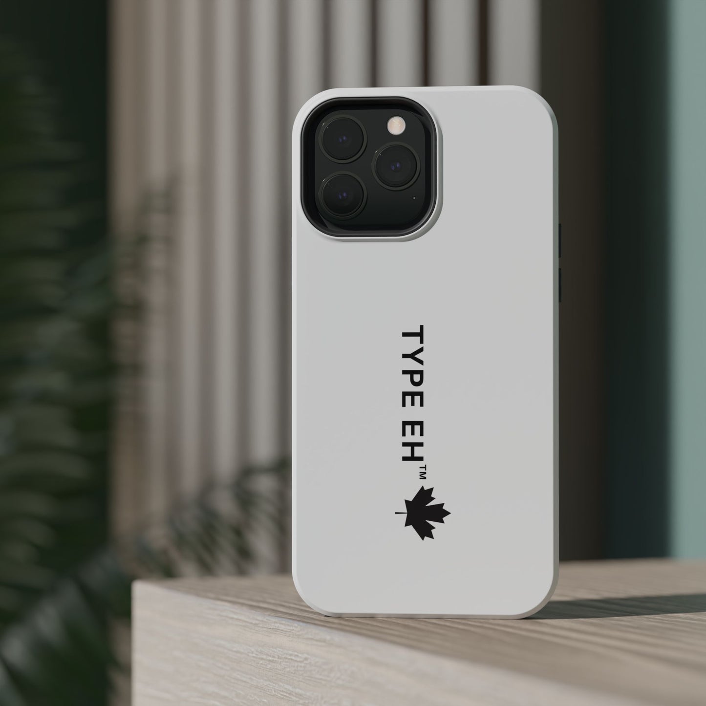 Magnetic Impact-Resistant Phone Case — “TYPE EH” Maple Logo