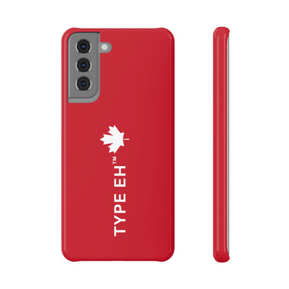 Red Type Eh Shop Slim Snap Case (Samsung Specific)