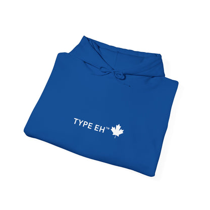 Type Eh Hoodie — Canadian Maple Leaf Graphic Pullover