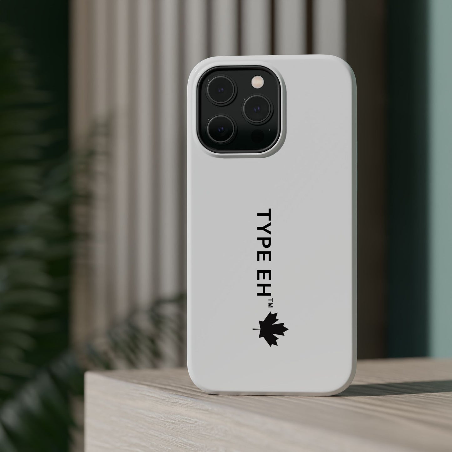 Magnetic Impact-Resistant Phone Case — “TYPE EH” Maple Logo