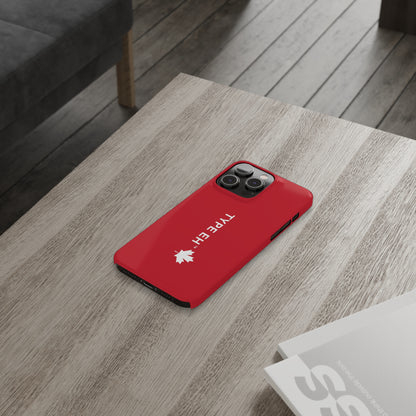 Red Type Eh Shop Phone Case (Apple Specific)