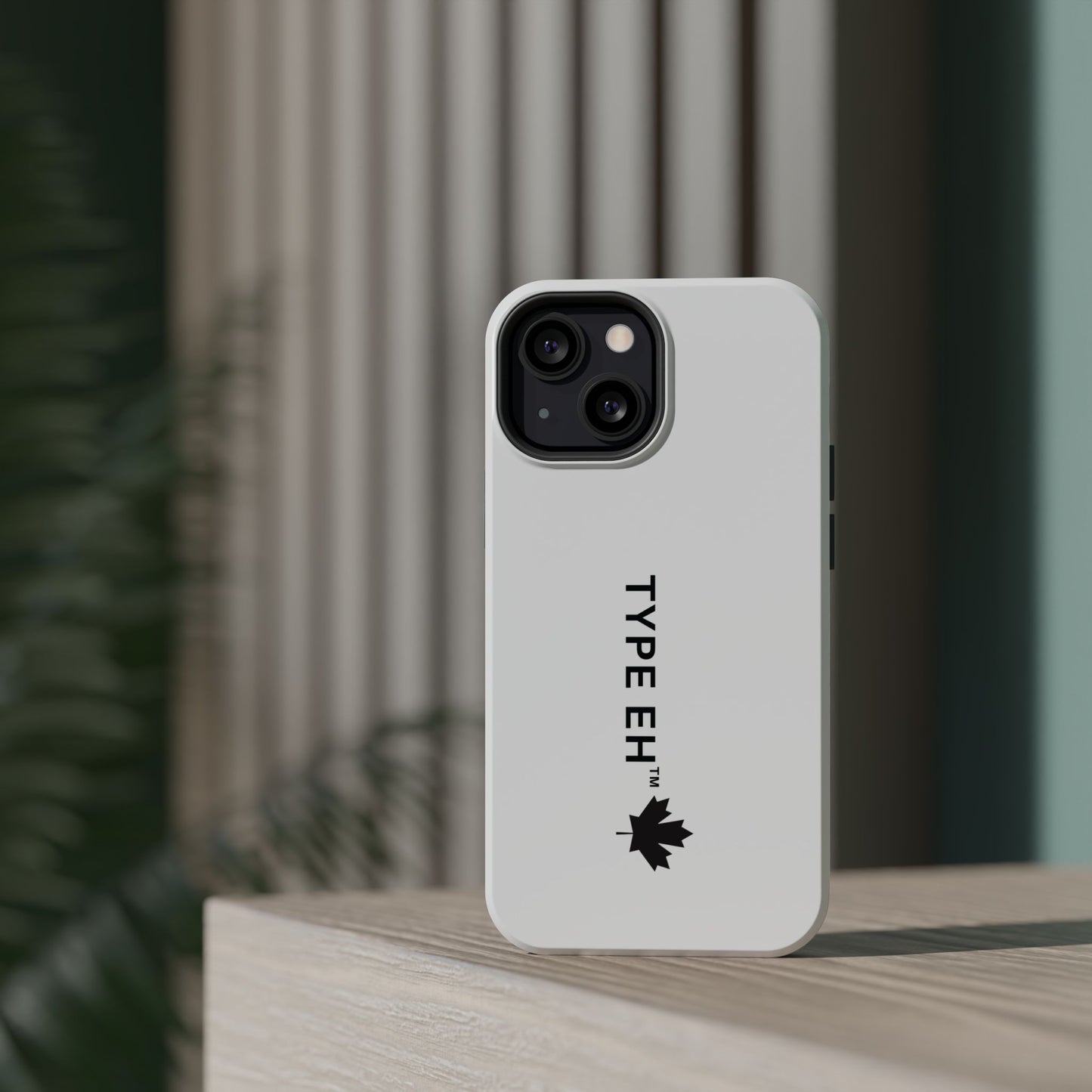 Magnetic Impact-Resistant Phone Case — “TYPE EH” Maple Logo