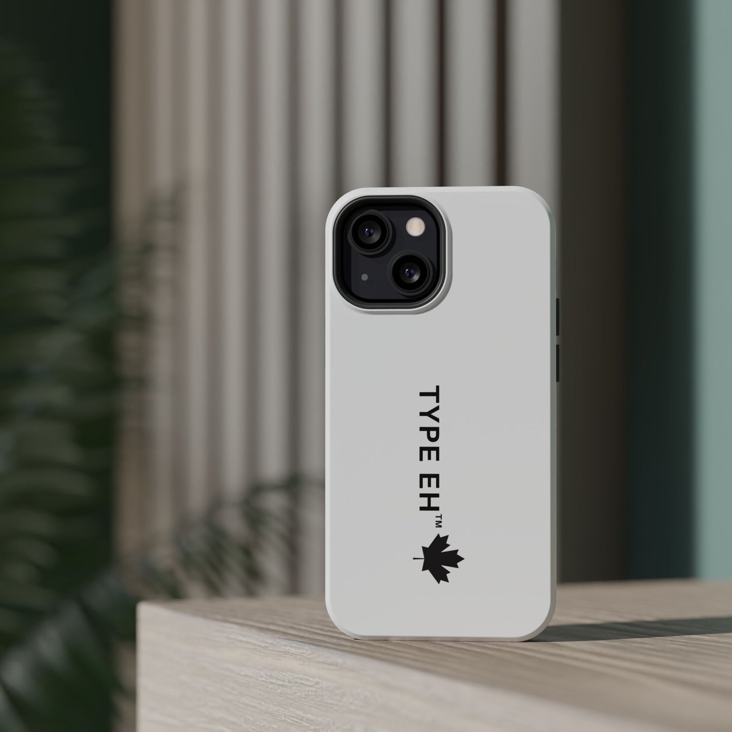 Magnetic Impact-Resistant Phone Case — “TYPE EH” Maple Logo