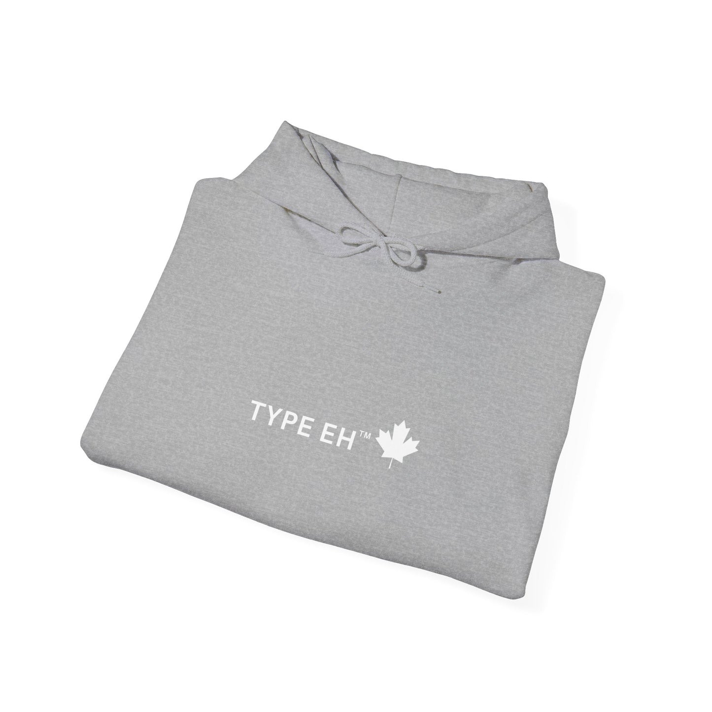Type Eh Hoodie — Canadian Maple Leaf Graphic Pullover