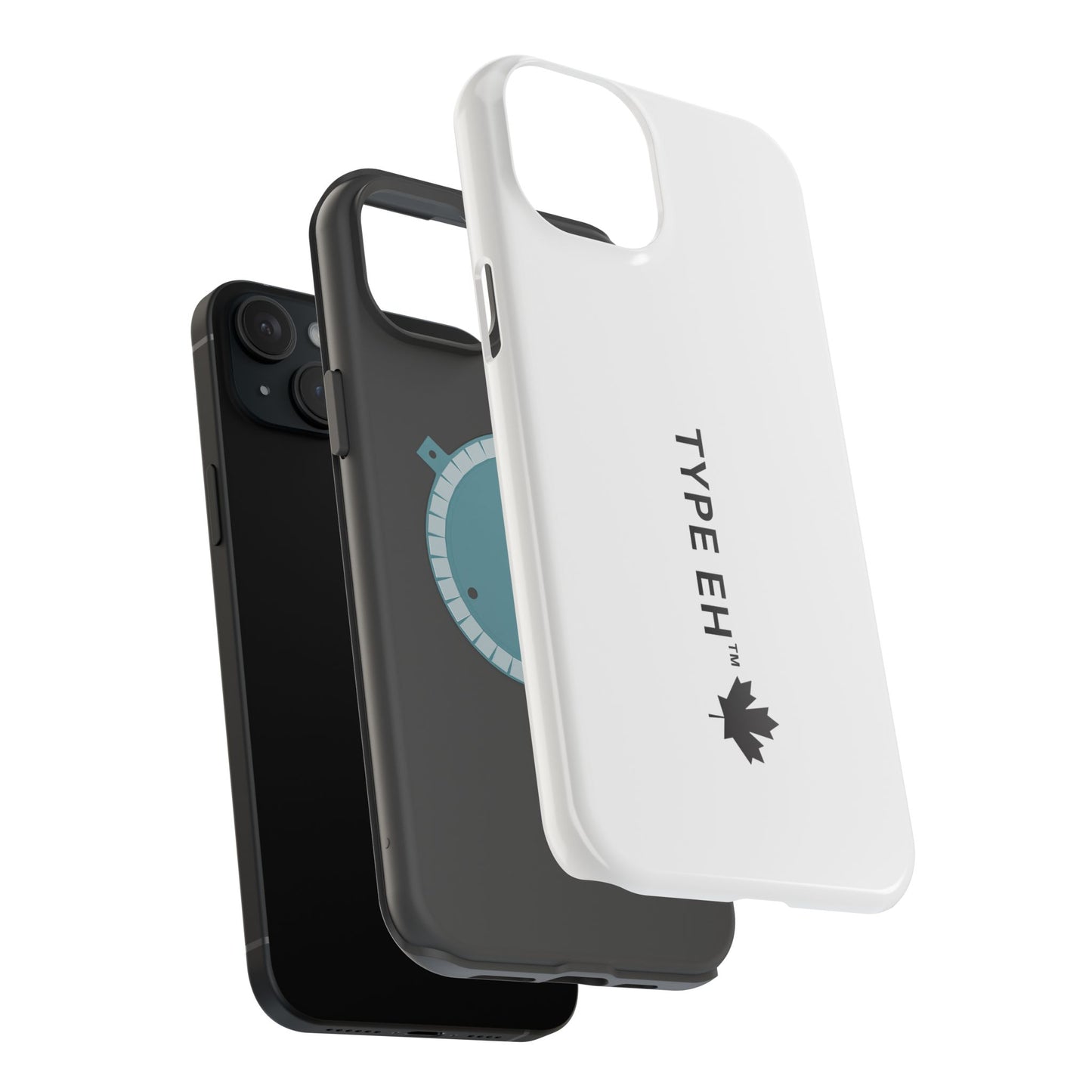Magnetic Impact-Resistant Phone Case — “TYPE EH” Maple Logo