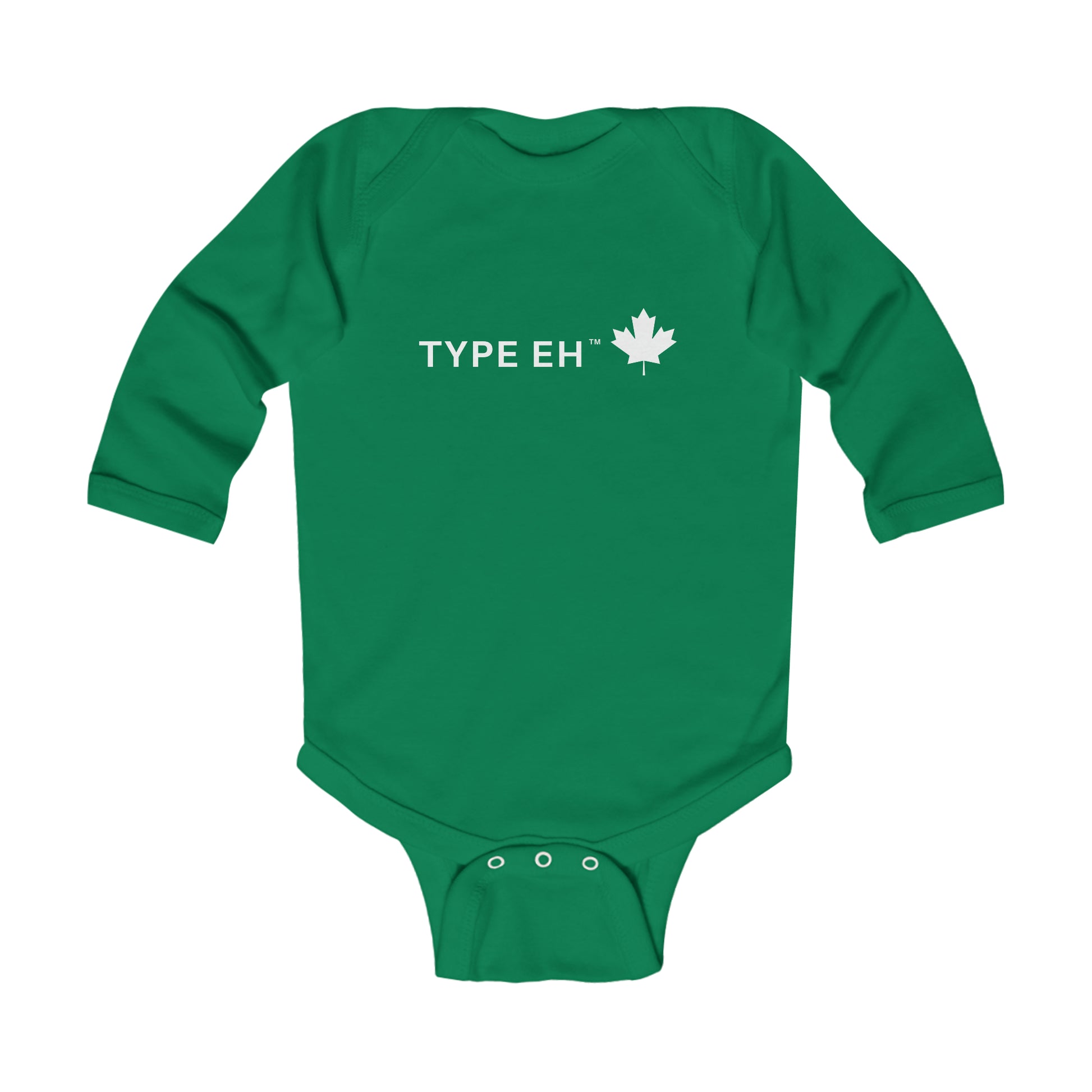 Green Eh Infant Long Sleeve Bodysuit Type Eh Shop