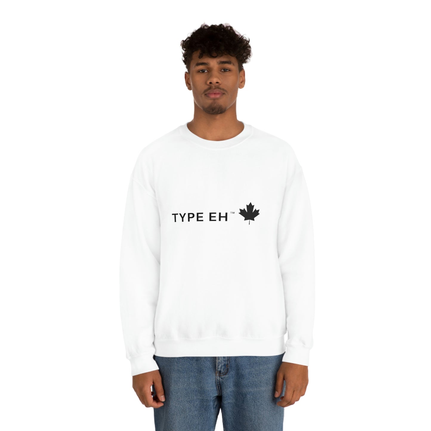 White Type Eh Shop Our Sweatshirt Eh